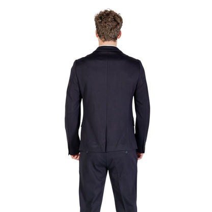 Blazer en viscose bleu d'Antony Morato