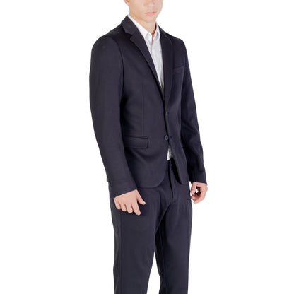 Blazer en viscose bleu d'Antony Morato