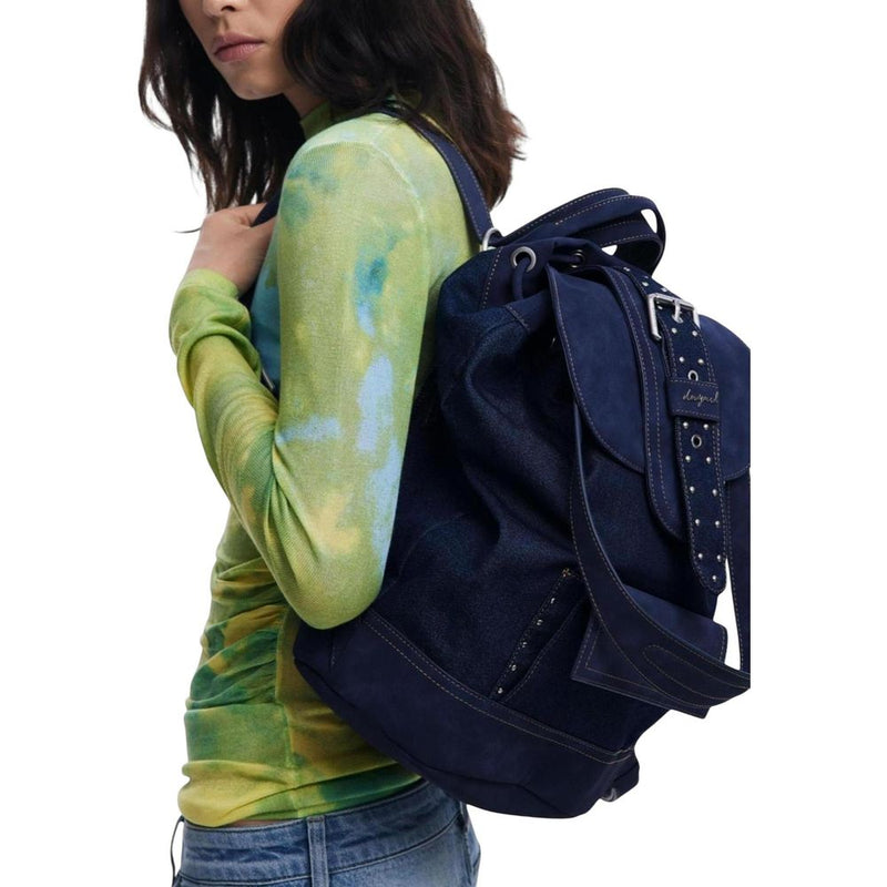 Desigual BACK_BINDELLA K Blue Polyethylene Backpack