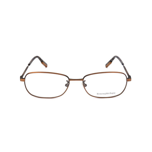 Ermenegildo Zegna EZ5166-D-38 Brown Metal Glasses Frames
