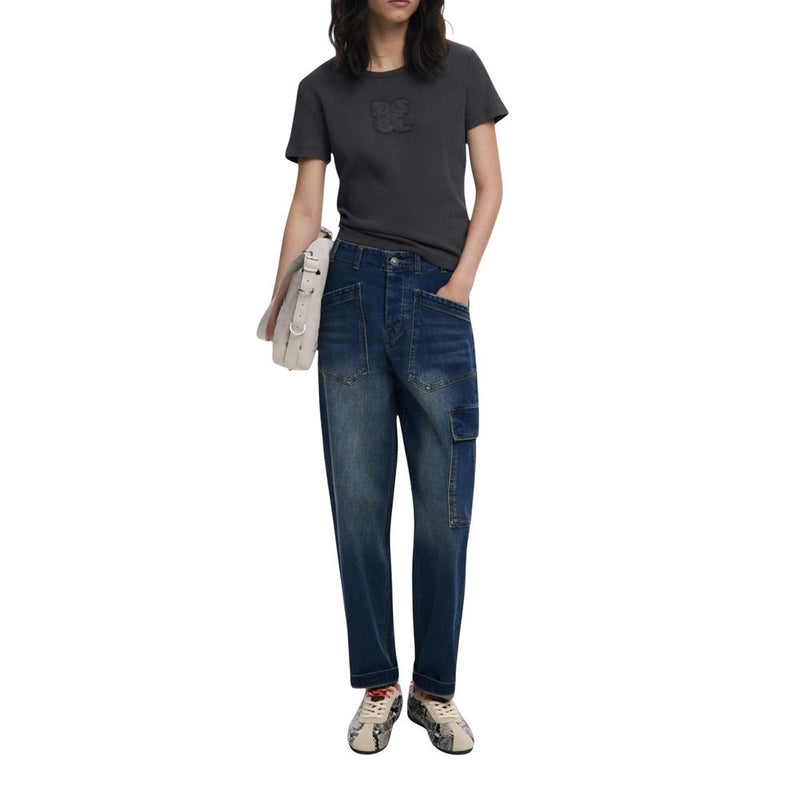 Desigual Blue Cotton Boyfriend Jeans - DENIM_PARKER 25WWDD06