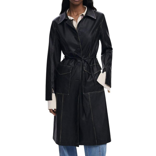 Desigual CHAQ_LILLY Women's Black Polyethylene Coat