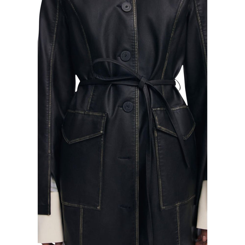 Desigual CHAQ_LILLY Women's Black Polyethylene Coat