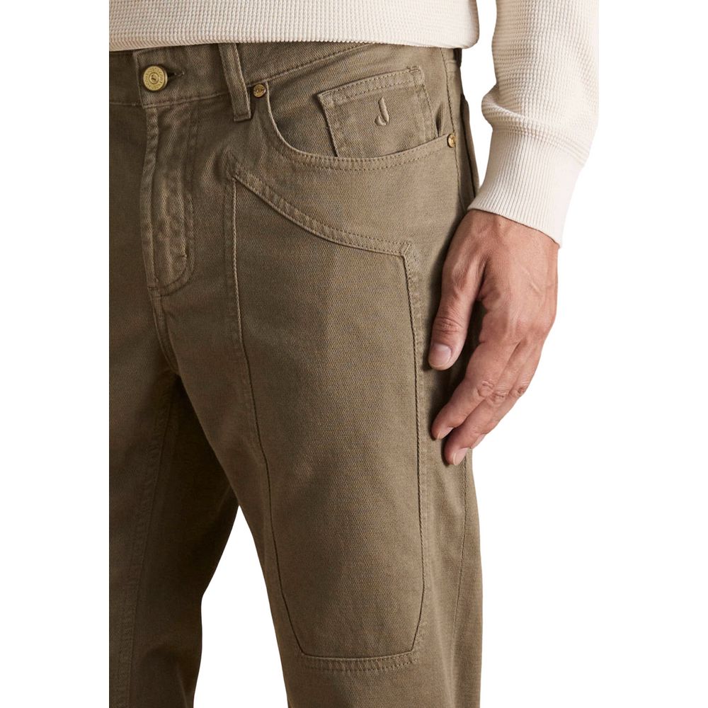 Jeckerson Groene Katoenen Skinny Jeans