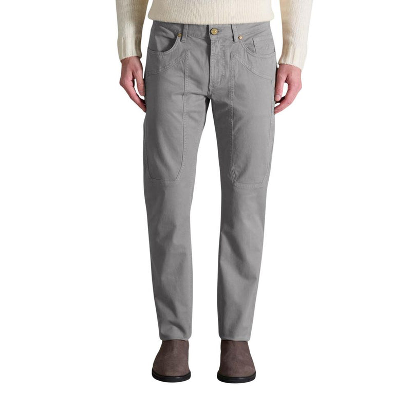 Jeckerson Grijze Katoenen Skinny Broek