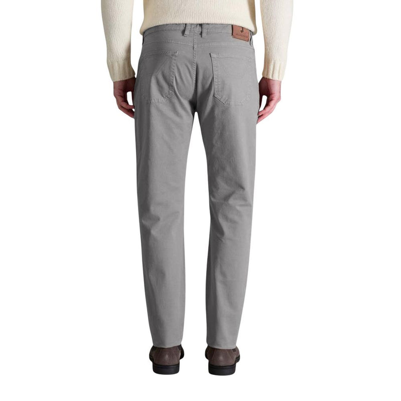 Jeckerson Grijze Katoenen Skinny Broek