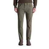 Jeckerson JOHN Green Cotton Skinny Pants for Men