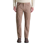 Jeckerson JOHN Beige Cotton Skinny Pants for Men