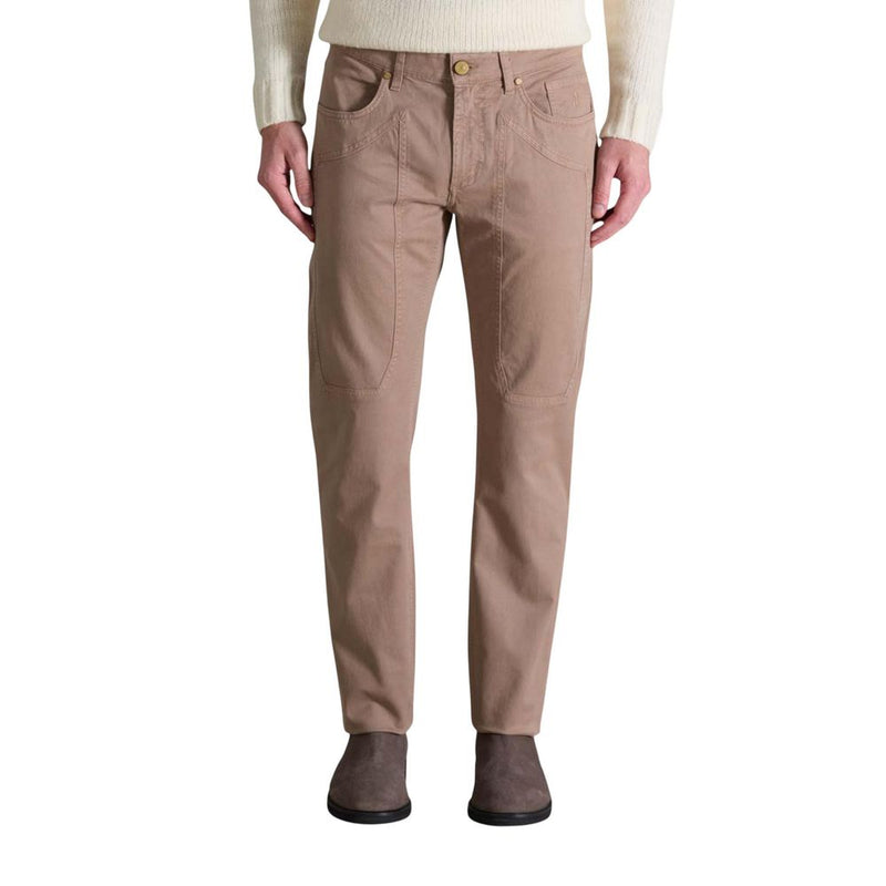 Jeckerson Beige Katoenen Skinny Broek