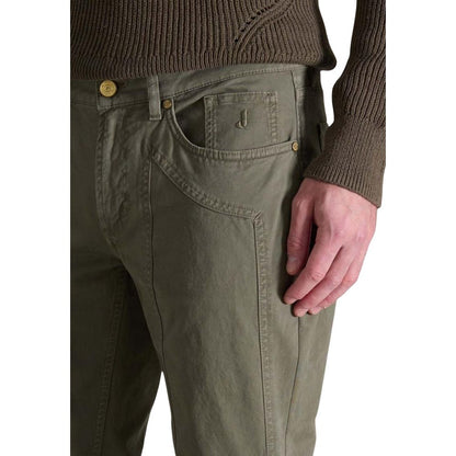 Jeckerson Groene Katoenen Skinny Broek