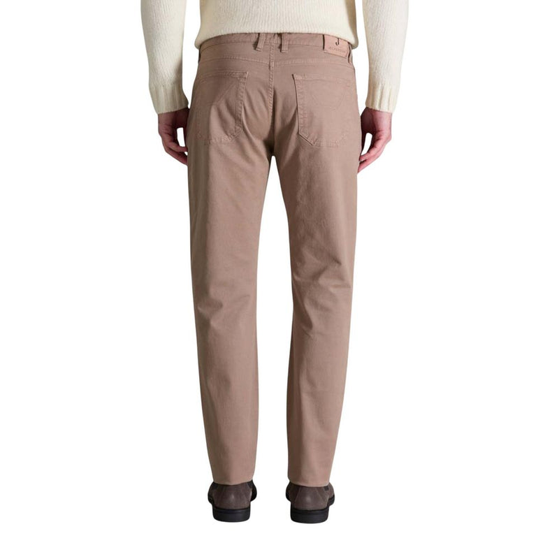 Jeckerson Beige Katoenen Skinny Broek