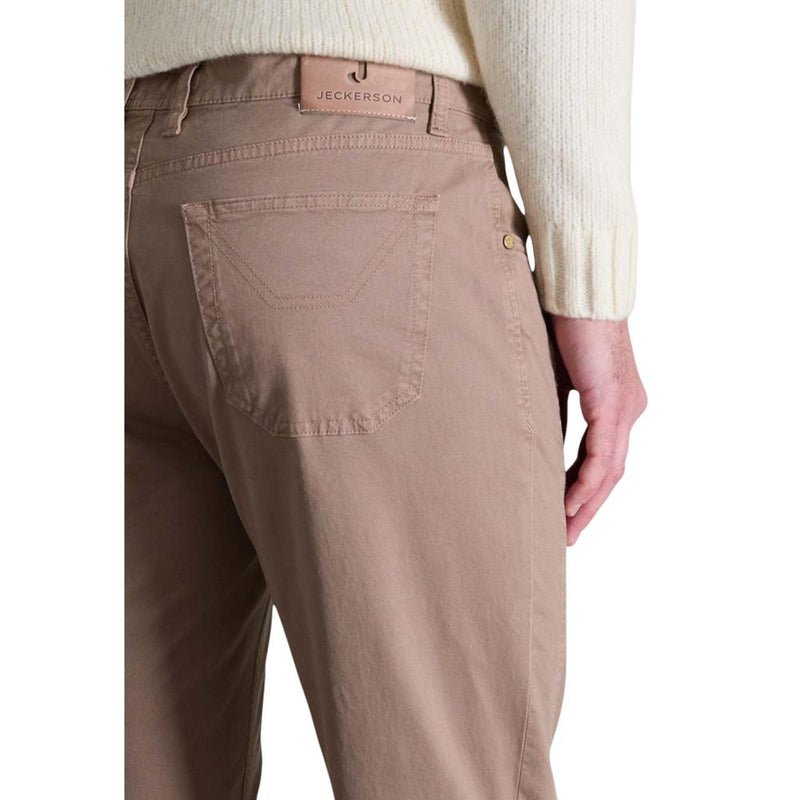 Jeckerson Beige Katoenen Skinny Broek