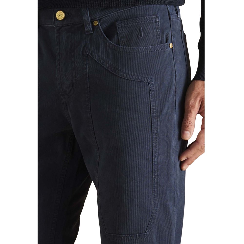 Jeckerson JOHN Blue Cotton Skinny Jeans for Men