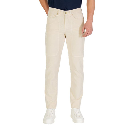Jeckerson Crèmekleurige Katoenen Skinny Jeans