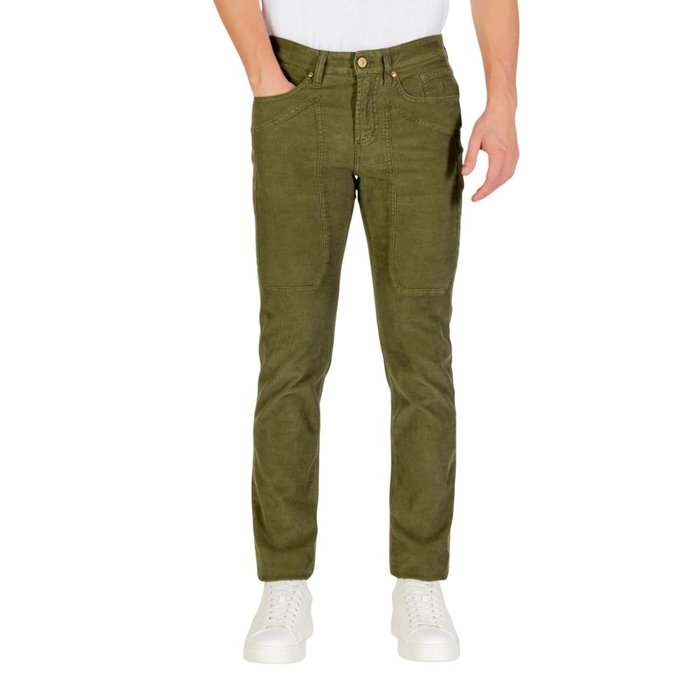 Jeckerson Groene Katoenen Skinny Jeans