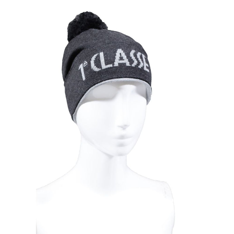 Alviero Martini Prima Classe Gray Wool Cap - Women's Stylish Beanie