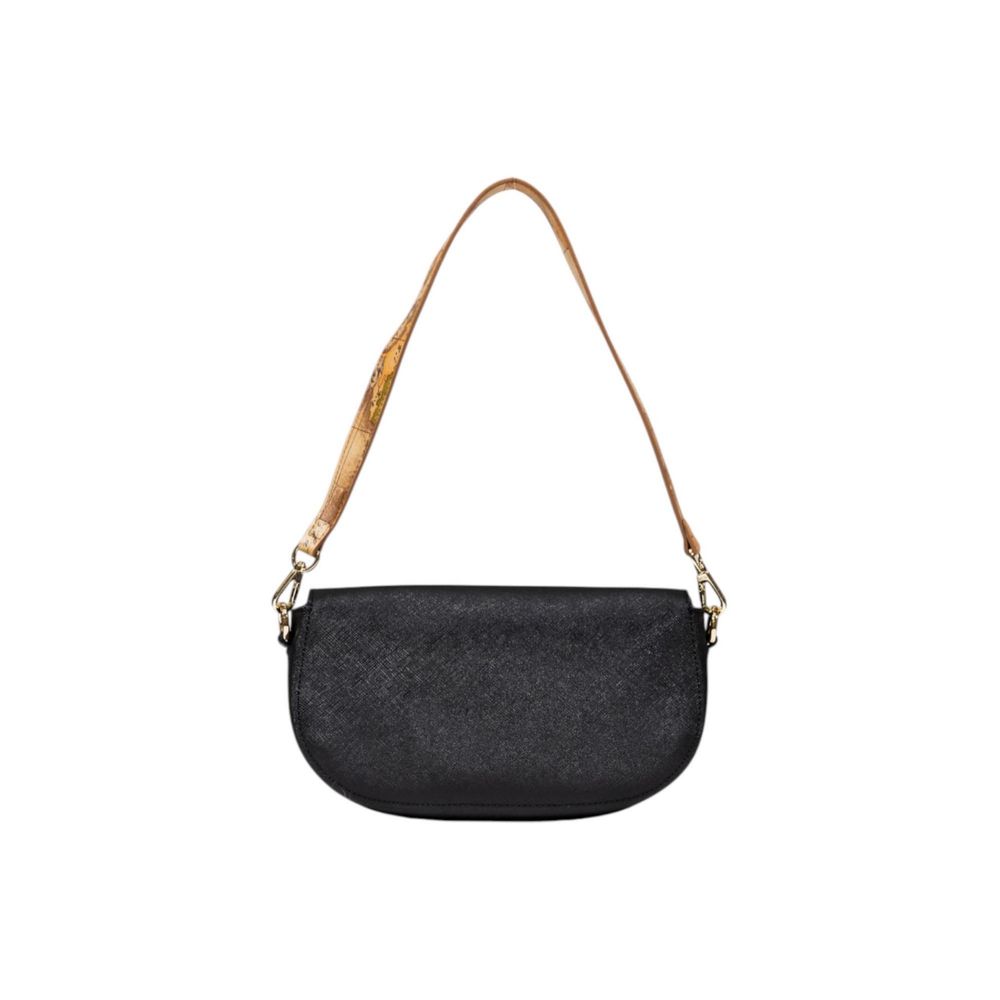 Alviero Martini Prima Classe Black PVC Handbag - Stylish & Eco-Friendly