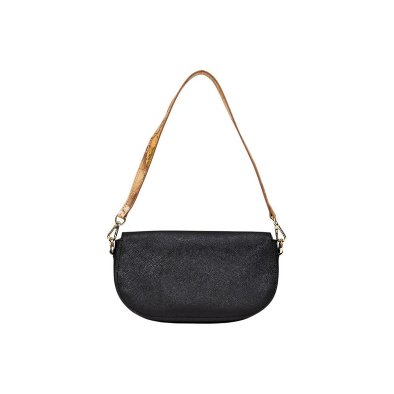 Alviero Martini Prima Classe Black PVC Handbag - Chic & Practical