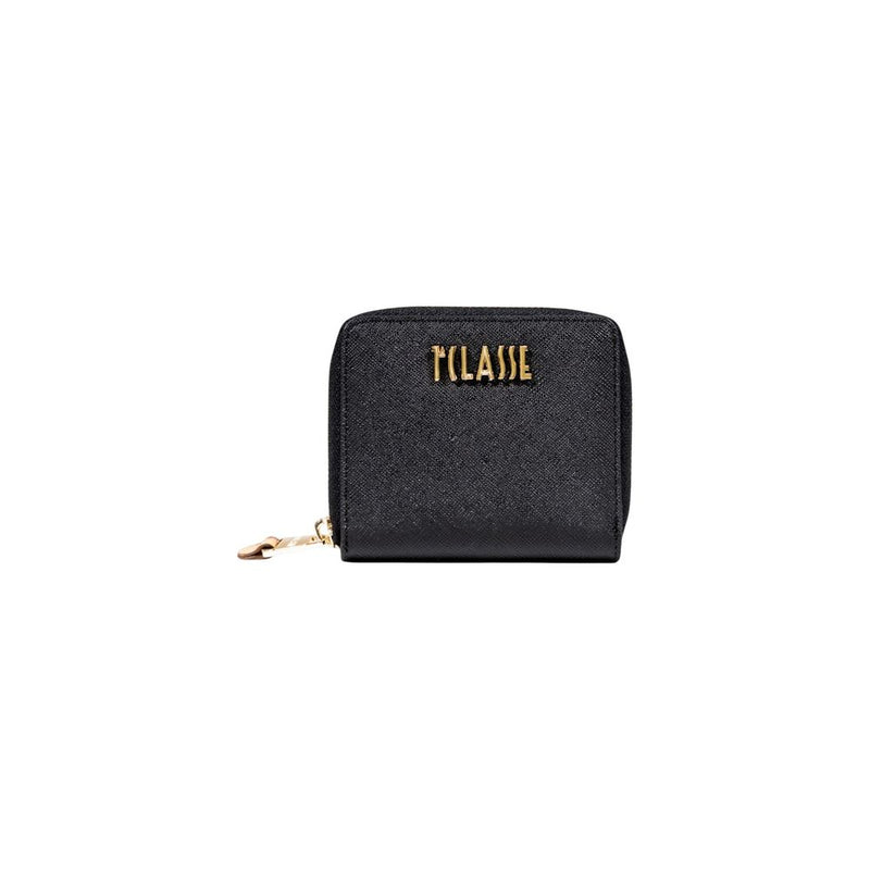 Alviero Martini Prima Classe Black PVC Wallet - Model L PN45 9407
