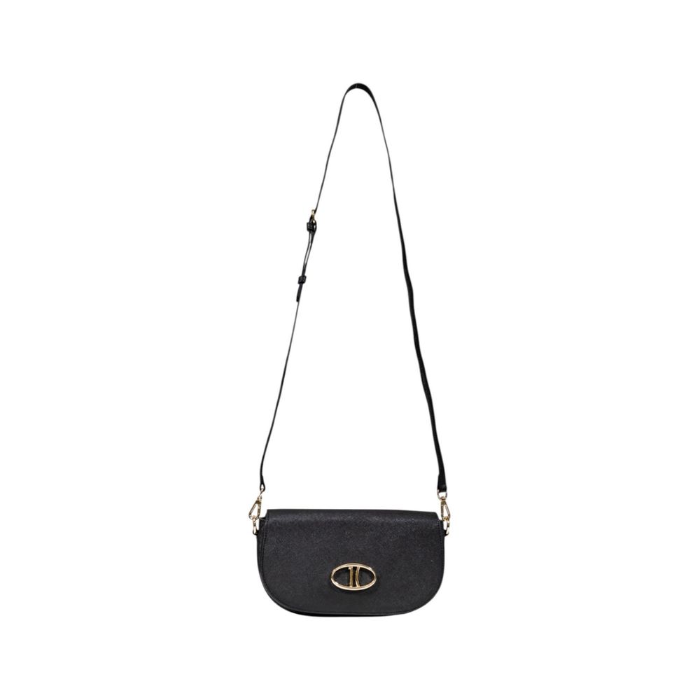 Alviero Martini Prima Classe Black PVC Handbag - Stylish & Eco-Friendly