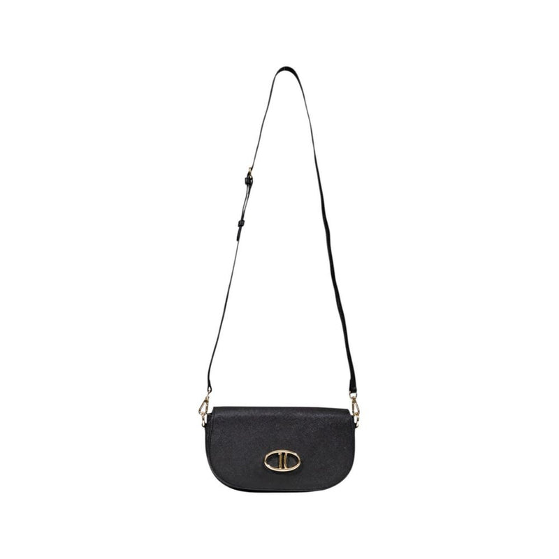 Alviero Martini Prima Classe Black PVC Handbag - Chic & Practical