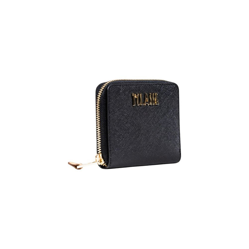 Alviero Martini Prima Classe Black PVC Wallet - Model L PN45 9407