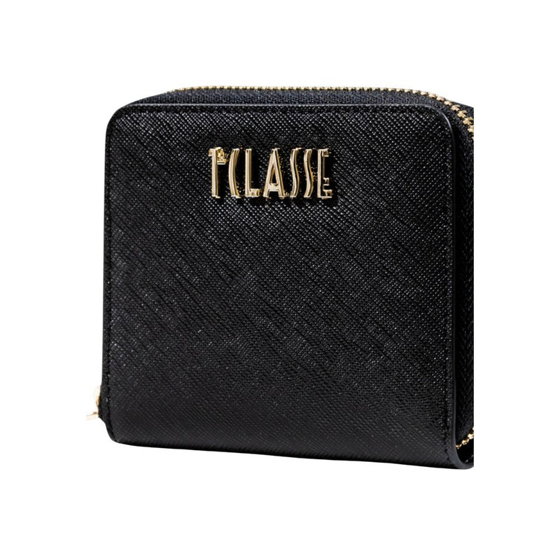 Alviero Martini Prima Classe Black PVC Wallet - Model L PN45 9407