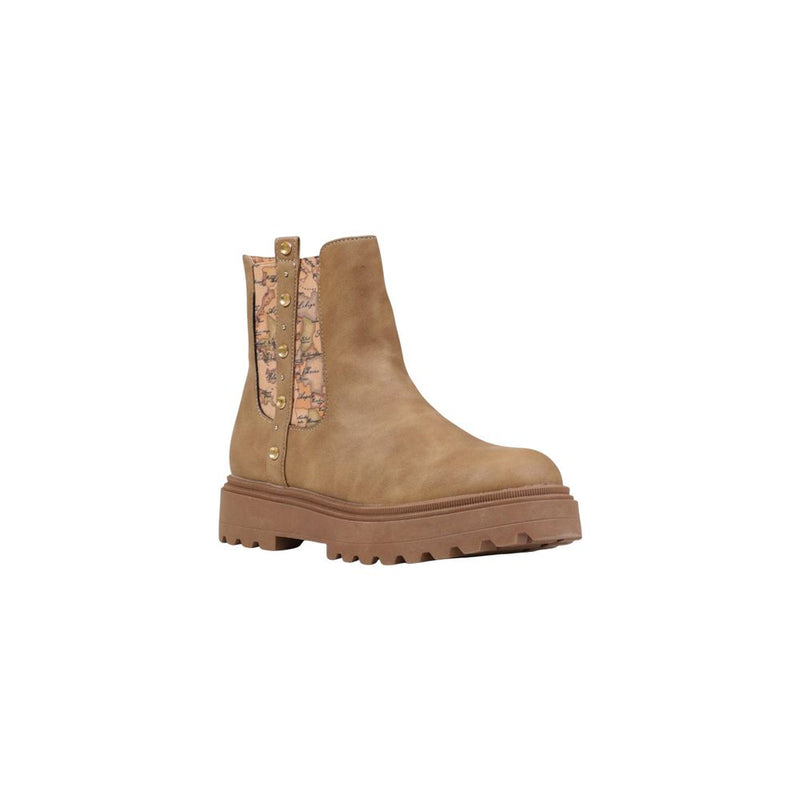 Alviero Martini Prima Classe Beige Ankle Boots for Women