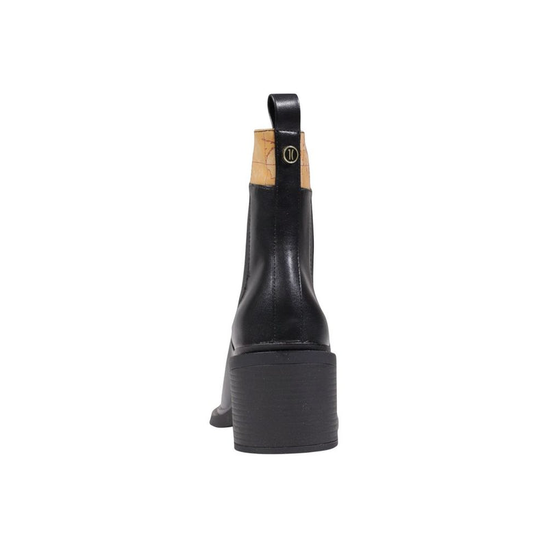 Alviero Martini Prima Classe Black Polyurethane Ankle Boots