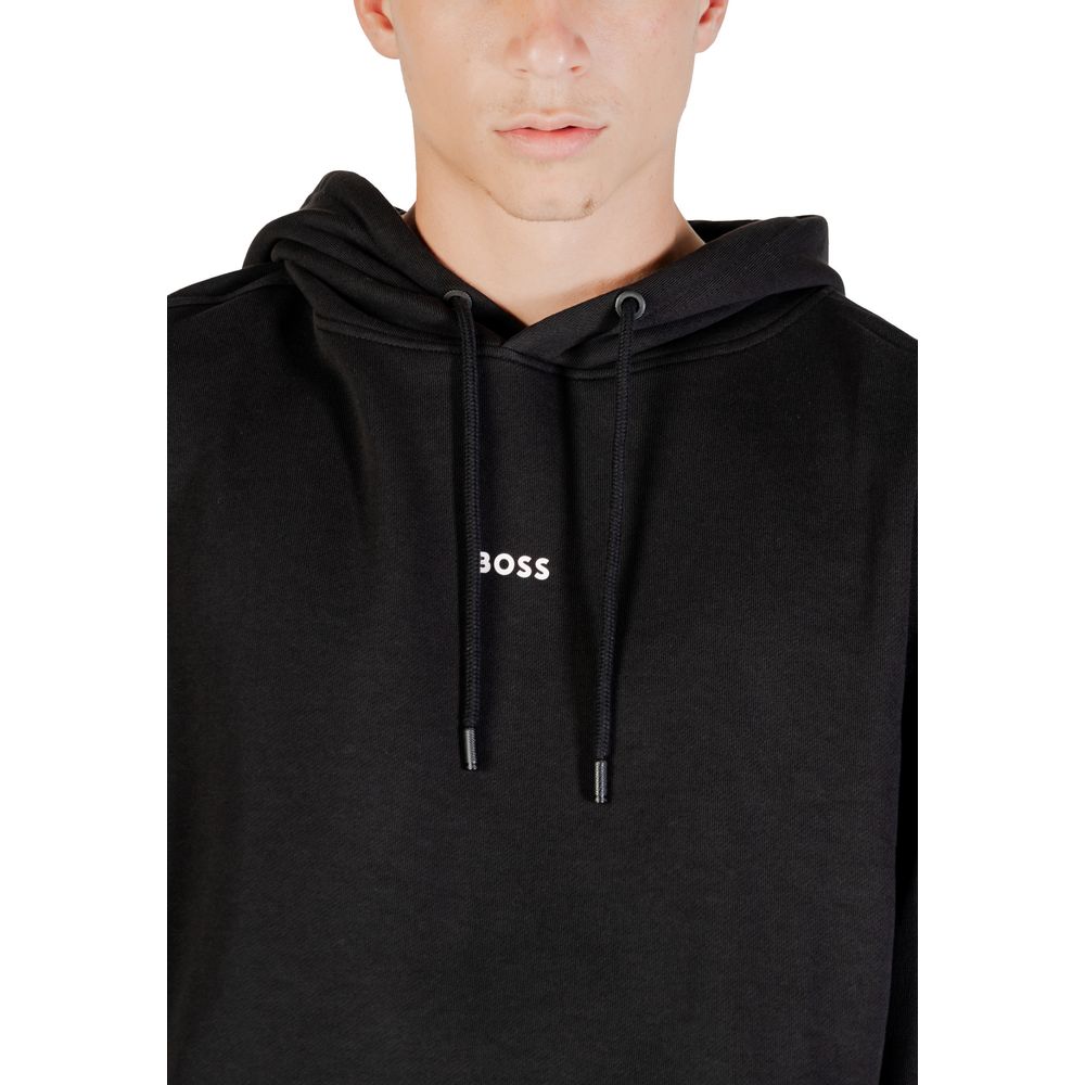 Hugo Boss Zwarte Katoenen Hoodie