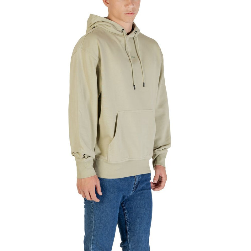 Hugo Boss Groene Katoenen Hoodie
