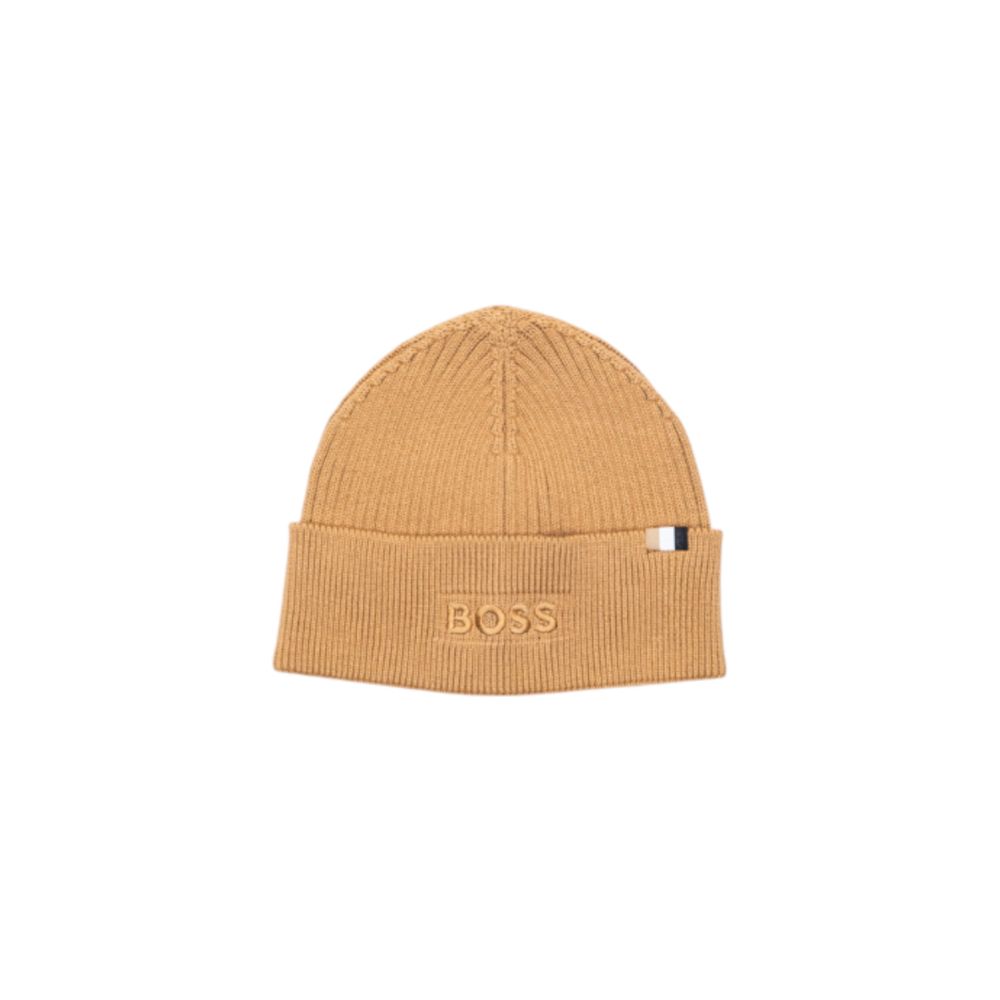 Casquette en coton beige Hugo Boss (Casquette de baseball)