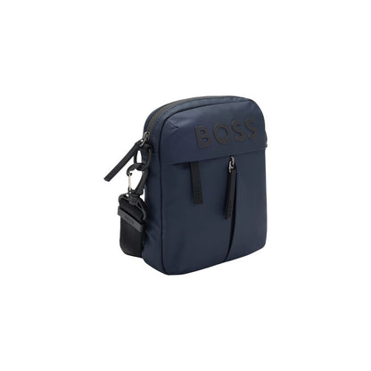 Sac bandoulière Hugo Boss en polyester bleu