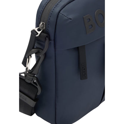 Sac bandoulière Hugo Boss en polyester bleu