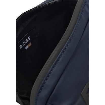 Sac bandoulière Hugo Boss en polyester bleu