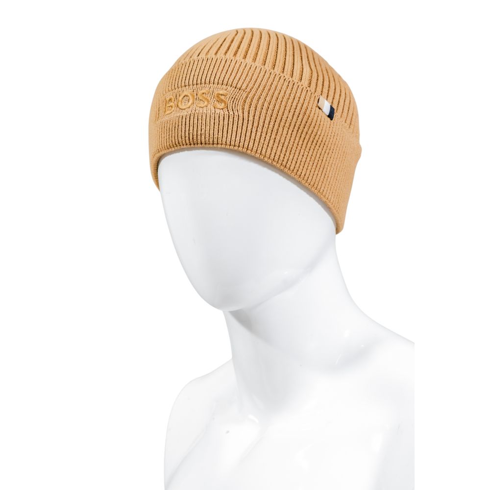 Casquette en coton beige Hugo Boss (Casquette de baseball)