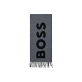 Écharpe en laine grise Hugo Boss