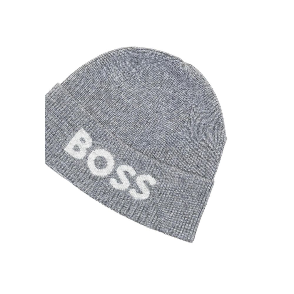 Casquette Hugo Boss gris en polyamide recyclé (casquette de baseball)