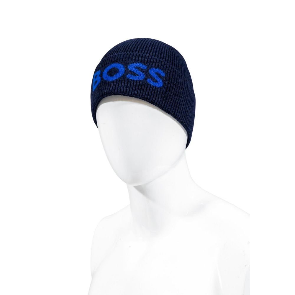 Casquette Hugo Boss en polyamide recyclé bleu