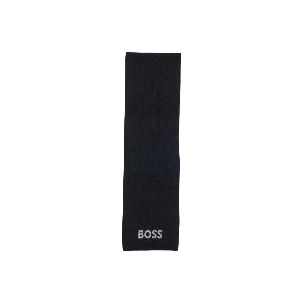 Écharpe Hugo Boss Noire en Polyacrylique