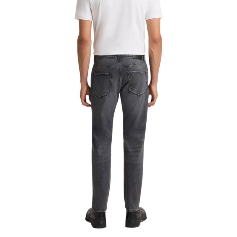 Hugo Boss Grijs Katoenen Relaxte Pasvorm Jeans