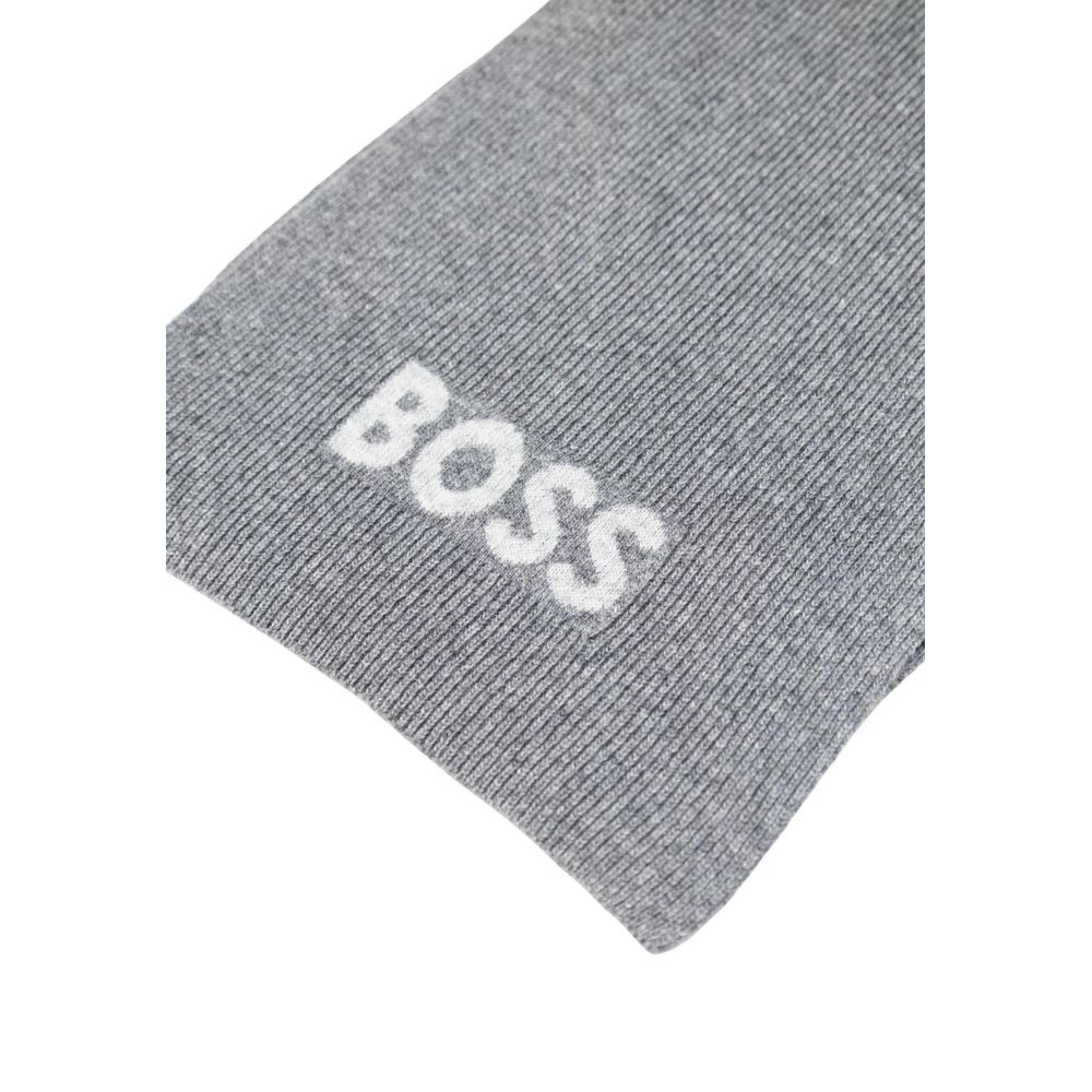 Écharpe Hugo Boss Gris Polyacrylique