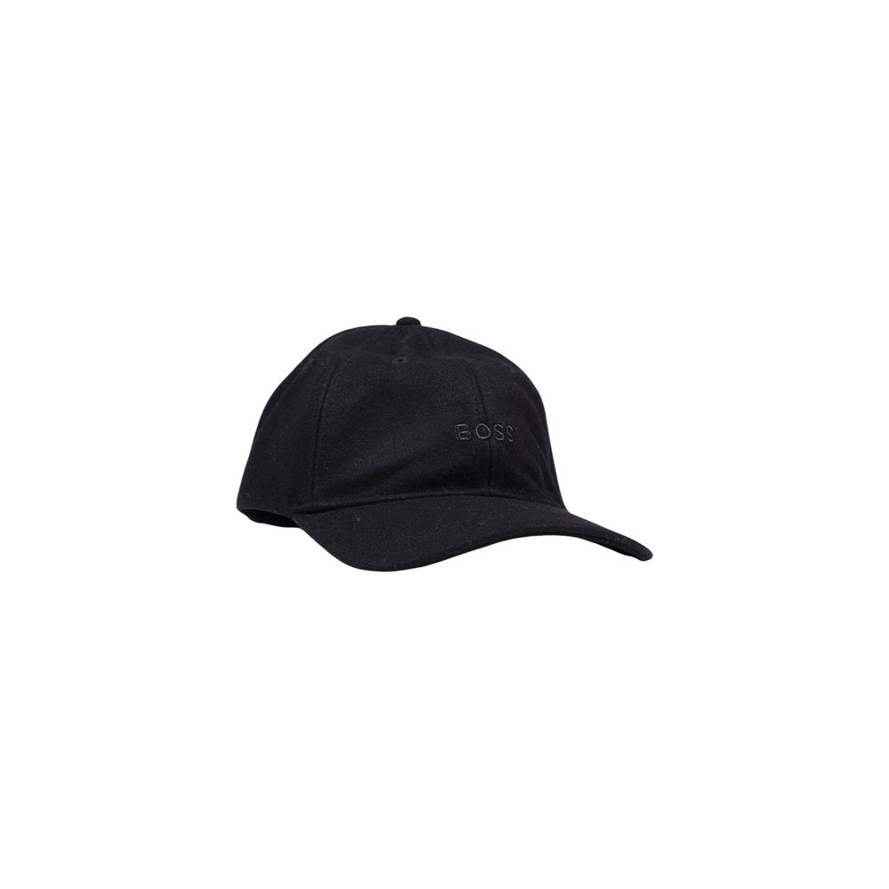 Casquette de baseball en laine noire Hugo Boss