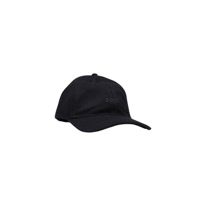 Casquette de baseball en laine noire Hugo Boss