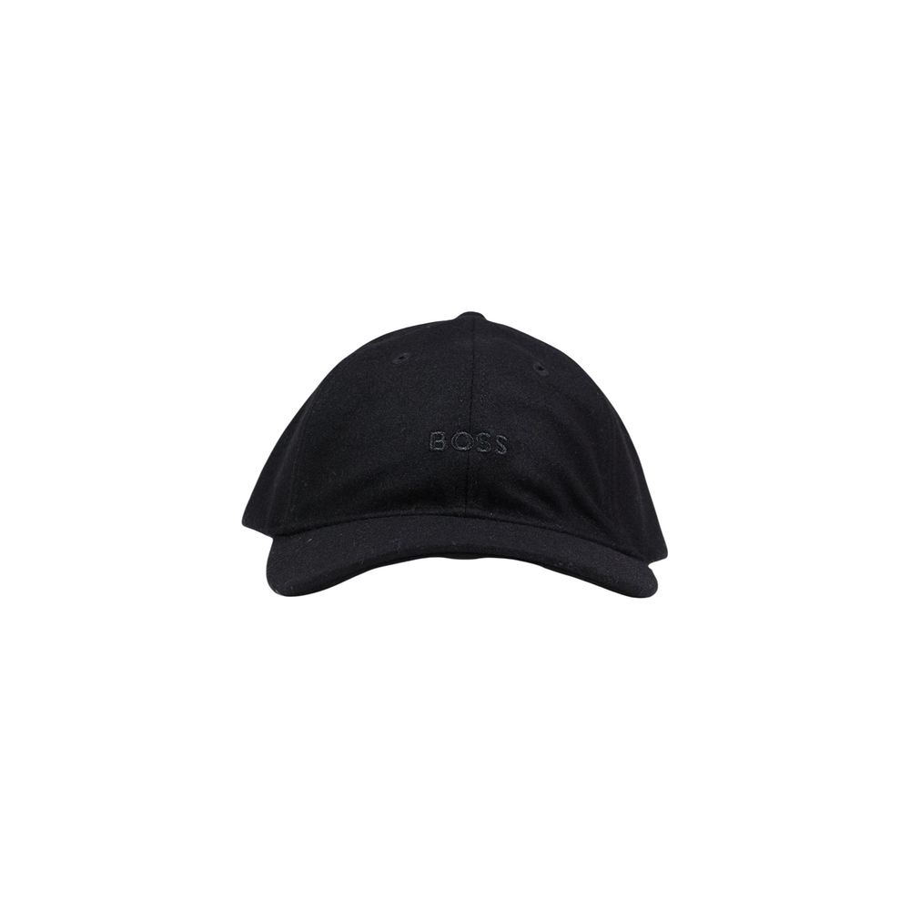 Casquette de baseball en laine noire Hugo Boss