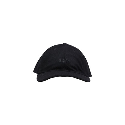 Casquette de baseball en laine noire Hugo Boss