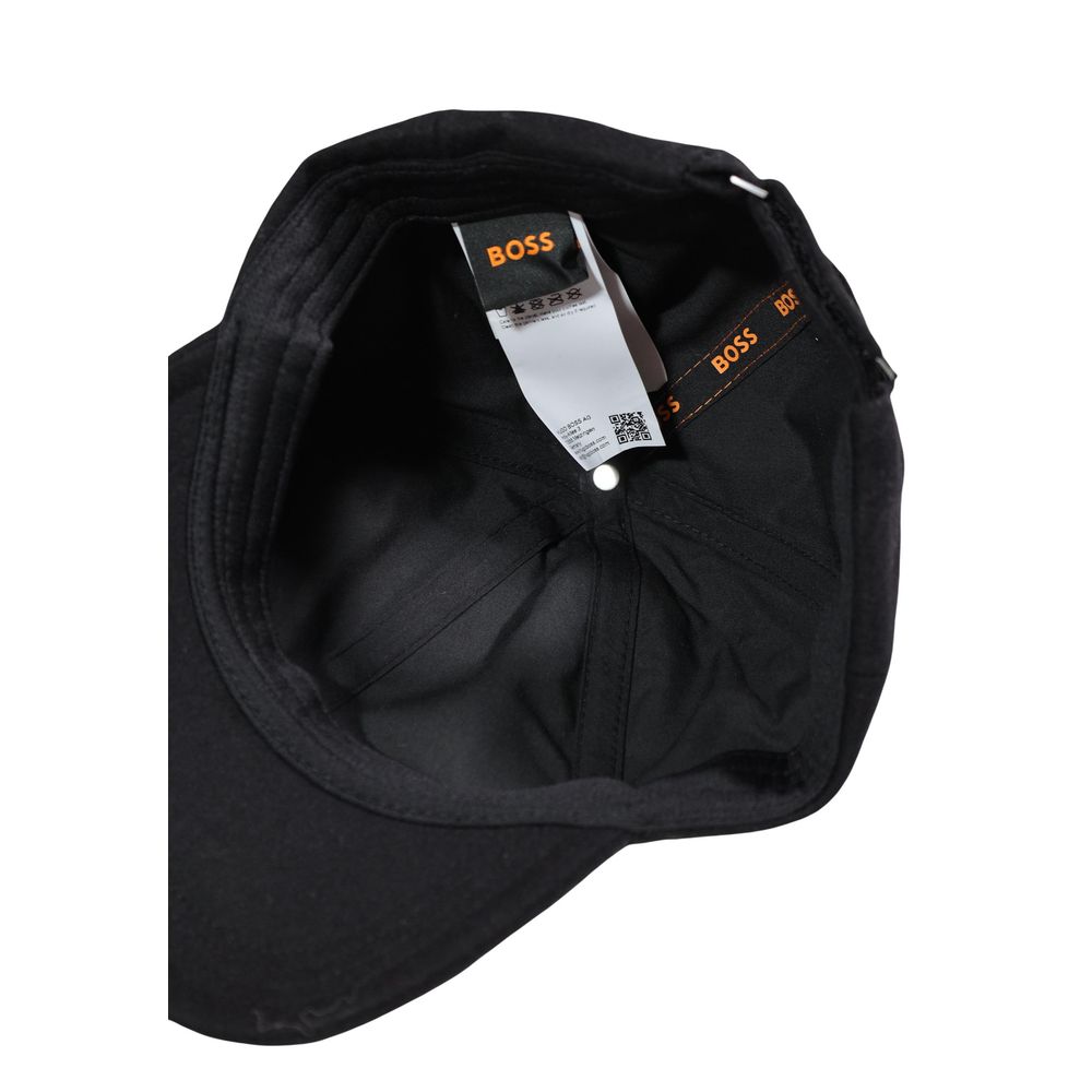 Casquette de baseball en laine noire Hugo Boss