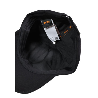 Casquette de baseball en laine noire Hugo Boss