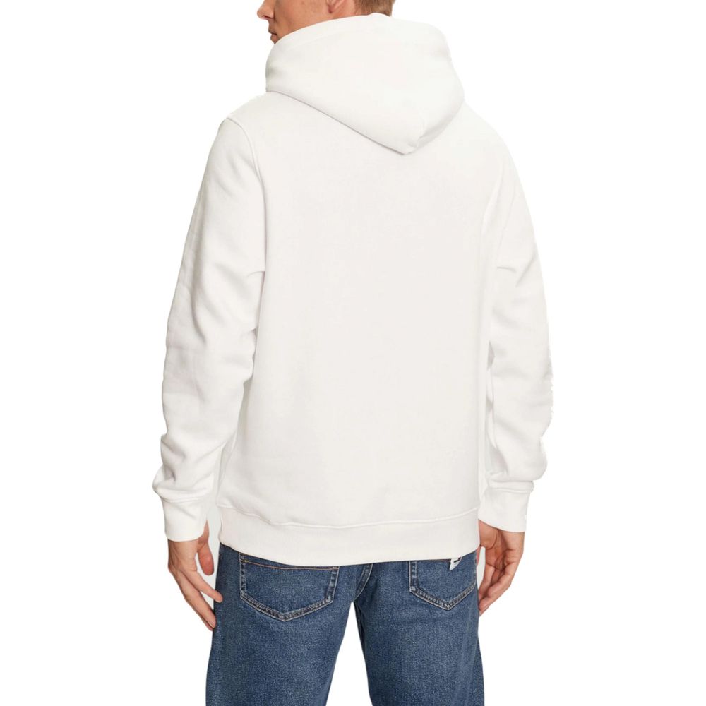 Tommy Hilfiger Jeans Sweat à capuche en coton blanc