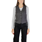 Only ONLIRIS-HATTIE Gray Polyester Waistcoat for Women